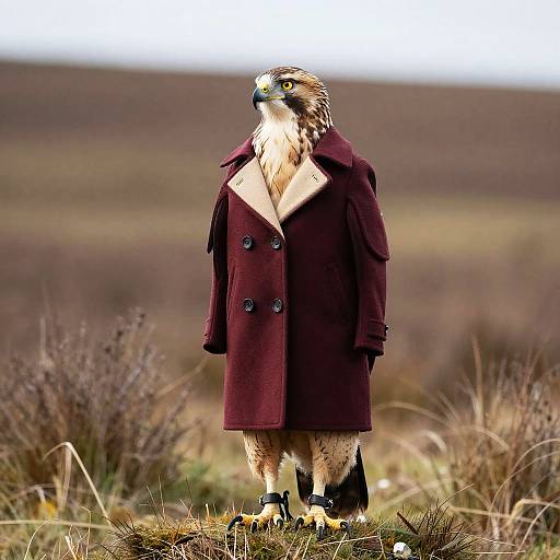 Regal Harrier Hawk in Elegant Coat