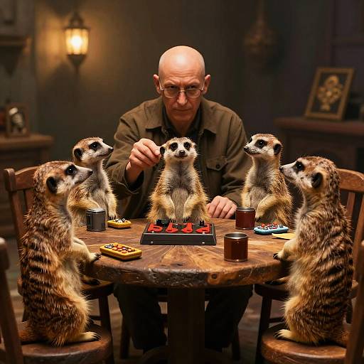 Meerkats' Cozy D&D Gaming Night