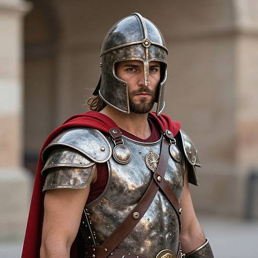 Valiant Gladiator Warrior Portrait