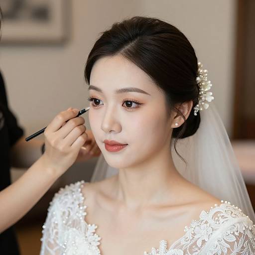 Elegant Wedding Makeup and Hairstyling