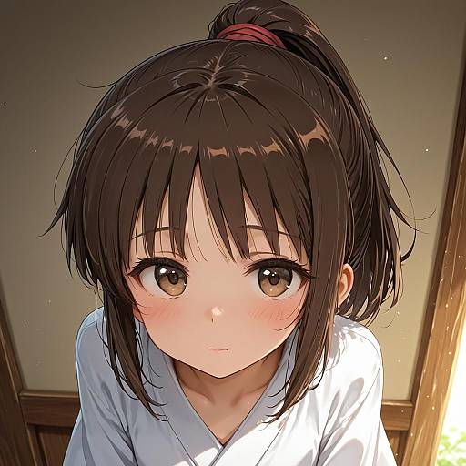 Illustration of Ogino chihiro, sen to chihiro no kamikakushi in the style of Kugimiya atsuki