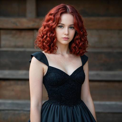 Gothic Portrait of a Mysterious Girl