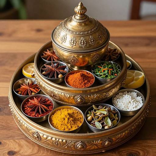 Artistic Indian Tiffin Meal Photography