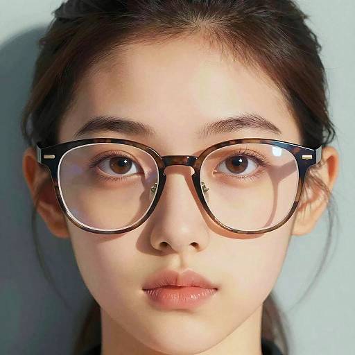 Glare-Free Glasses Digital Illustration