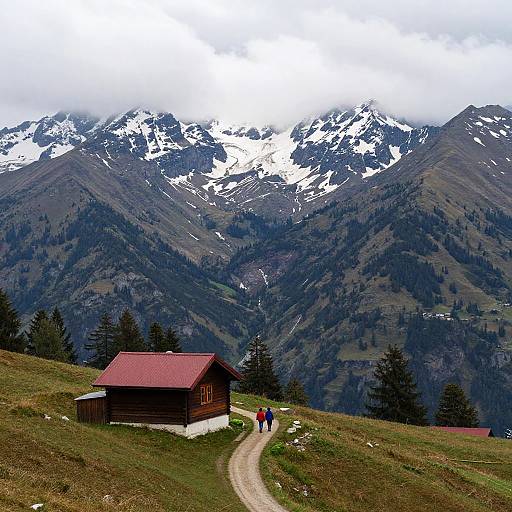 Mountain Cabin and Walking Path