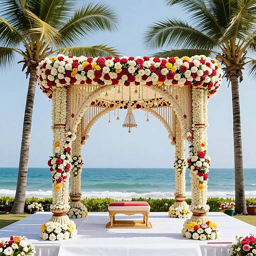Vibrant Mandap Blending Tradition and Modernity
