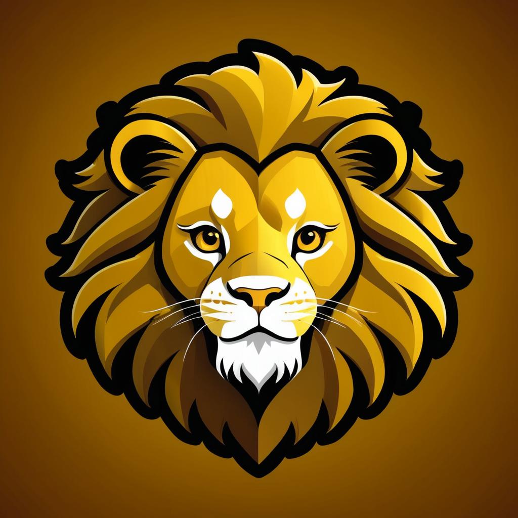 Adorable Vector Lion T-Shirt Design