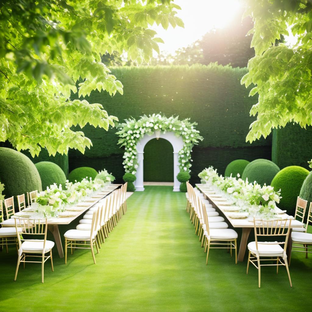 Charming Summer Garden Party Scene