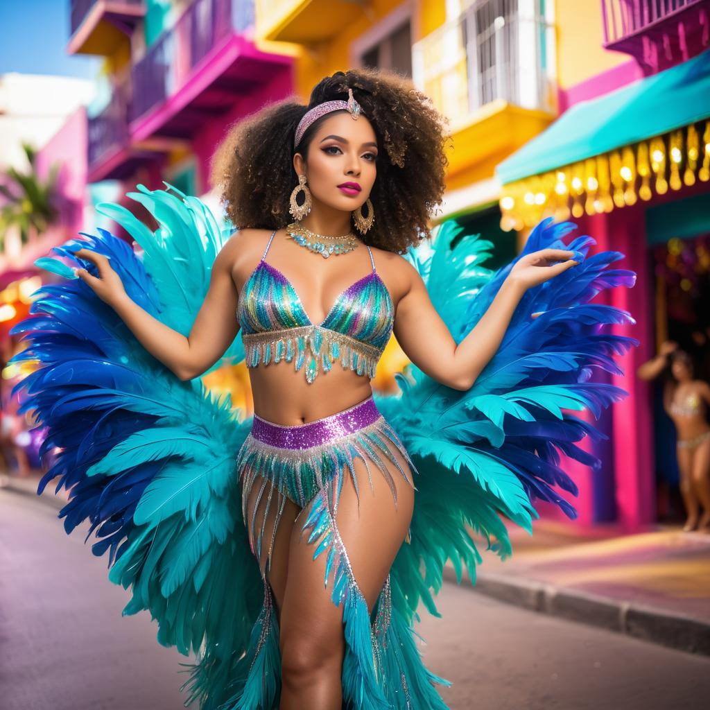 Vibrant Carnival Glamour Dance Photography