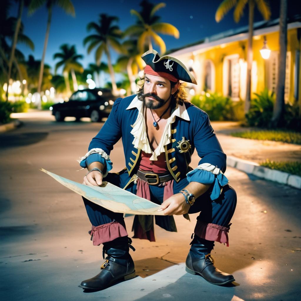 Hysterical Pirate Captain in Key West