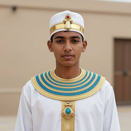 Egyptian National Costume Male Portrait