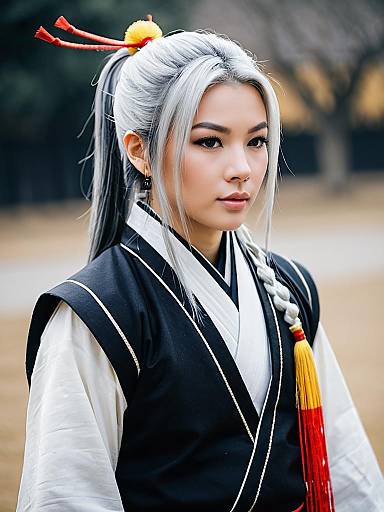 Lifestyle costume photo of Archer (fate/samurai remnant). Cosplay clothes