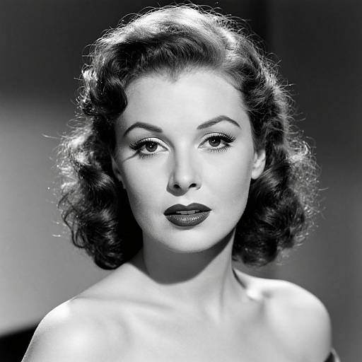 Vintage Hollywood Glamour Portrait