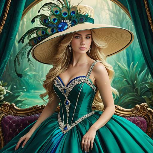 Elegant Fantasy Portrait of a Young Woman