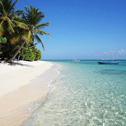 Serene Malaysian Island Beach Panorama