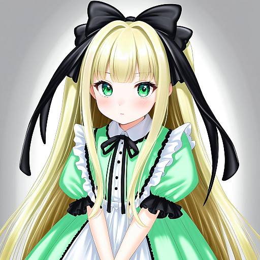 Illustration of Mononobe alice, nijisanji in the style of Ekita kuro