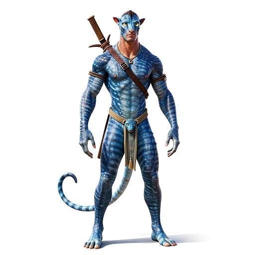 Dwayne Johnson as Na'vi Avatar Concept