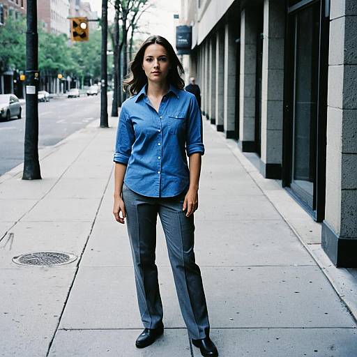 Professional Woman in Urban Attire