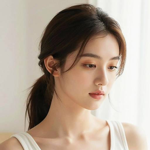 Soft Portrait of Elegant Woman