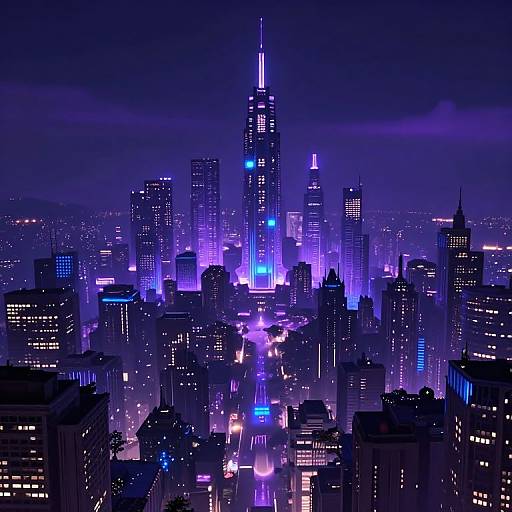 Magical Pandora Nightscape with Displacement Mapping