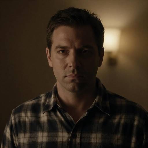 Dramatic Portrait of a Serious Man