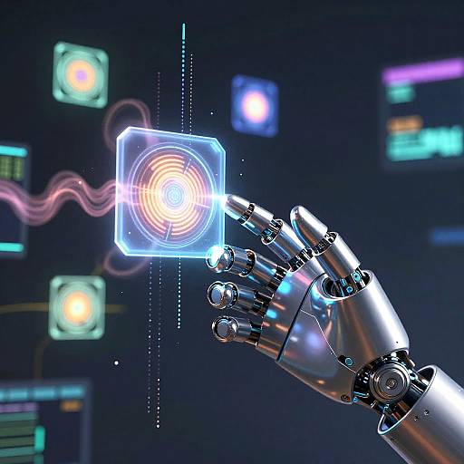 Robotic Hand Filtering Data Streams
