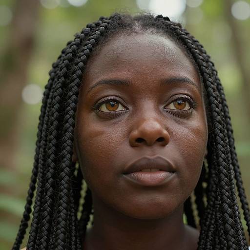 Hyperrealistic Portrait of African Woman