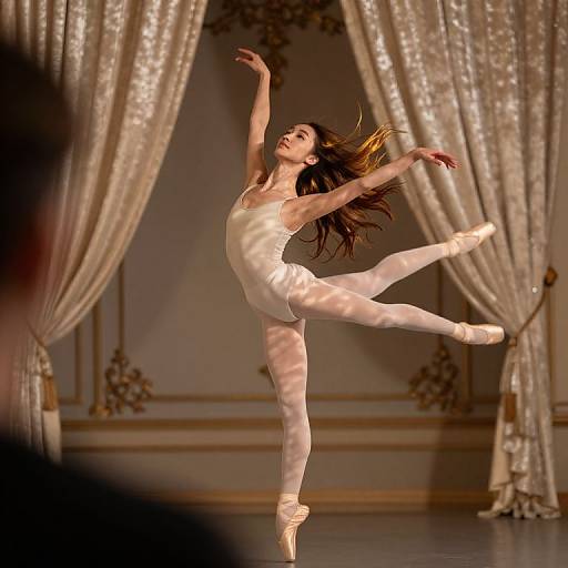 Ethereal Ballerina in Baroque Light