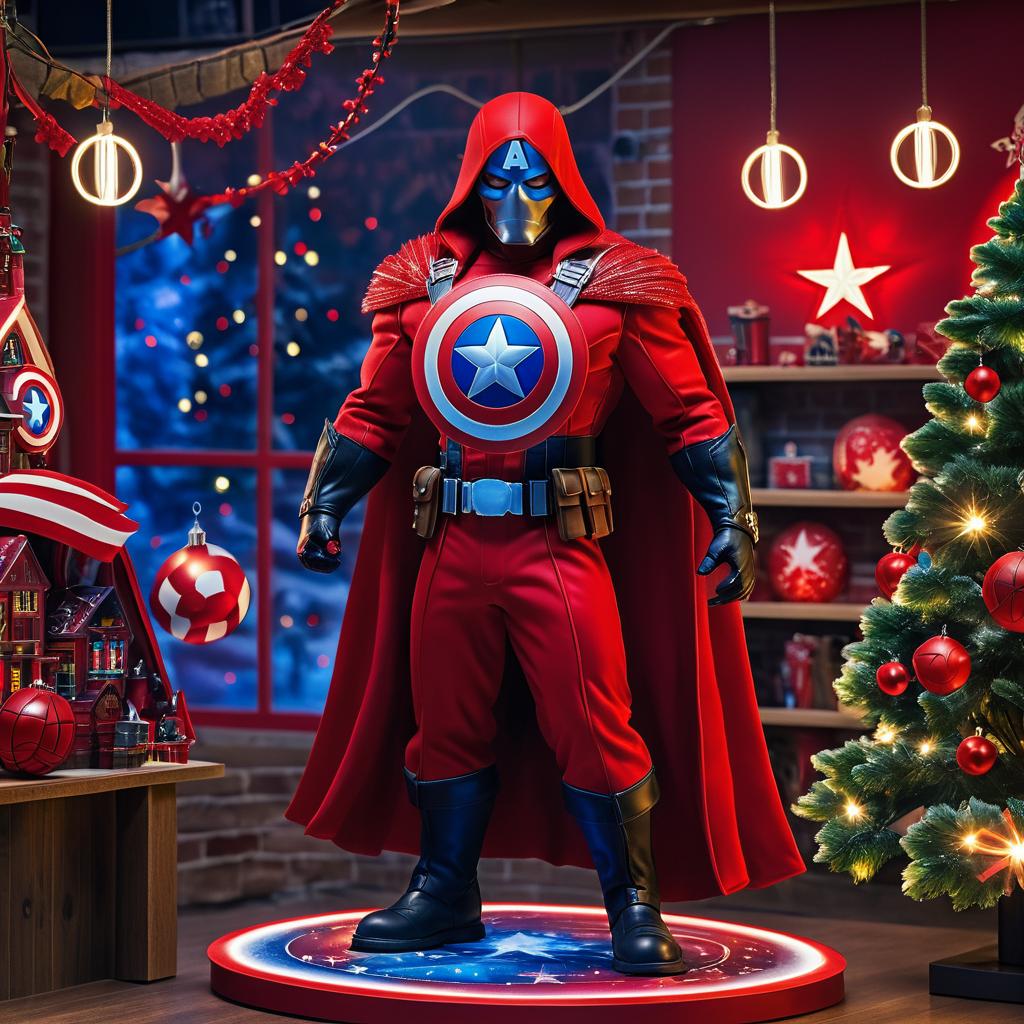 Captain America as the Joyful Grim Reaper