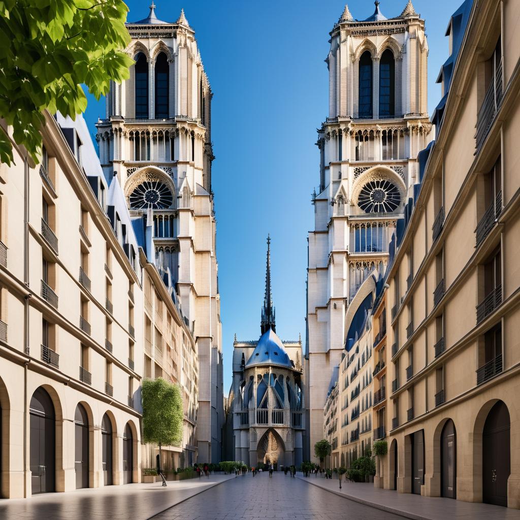 Gehry-Inspired Notre Dame in UHD