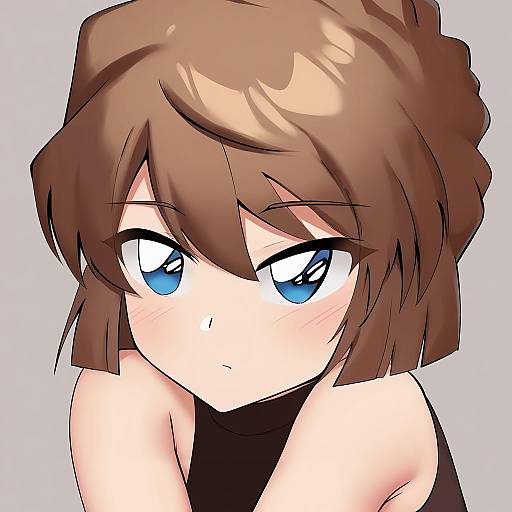 Illustration of Haibara ai, meitantei conan in the style of Cowfee