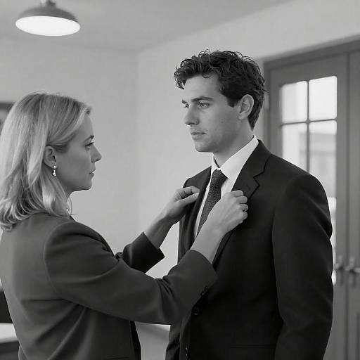 Intimate Black and White Portrait Session