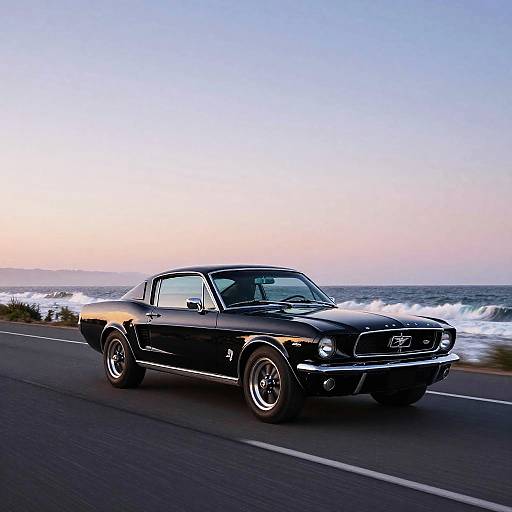 Vintage Mustang Coastal Dawn Cruise