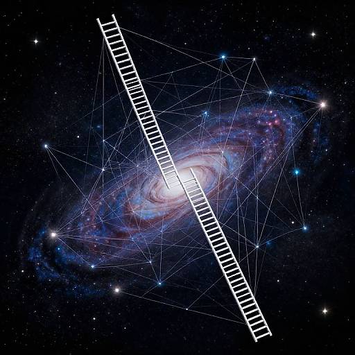 Fractal Ladders Connecting Galaxies