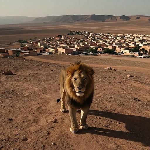 Gothic Aerial View of Tangier