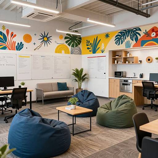 Cozy Startup Office Layout Design