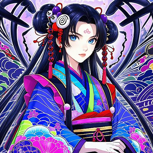 Illustration of Alluka zoldyck, hunter x hunter in the style of Chita (ketchup)