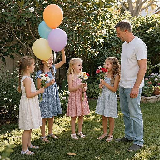 Joyful Kids Backyard Family Moments