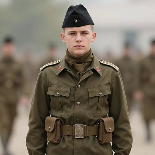 Realistic WWII Male Soldier Costume