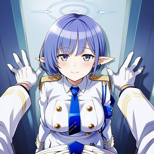 Illustration of Aoi (blue archive), blue archive in the style of Sameha ikuya