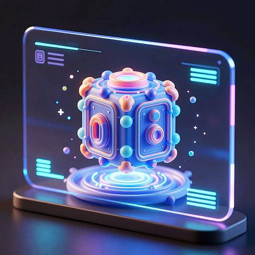 Futuristic Image to 3D Model Transformation