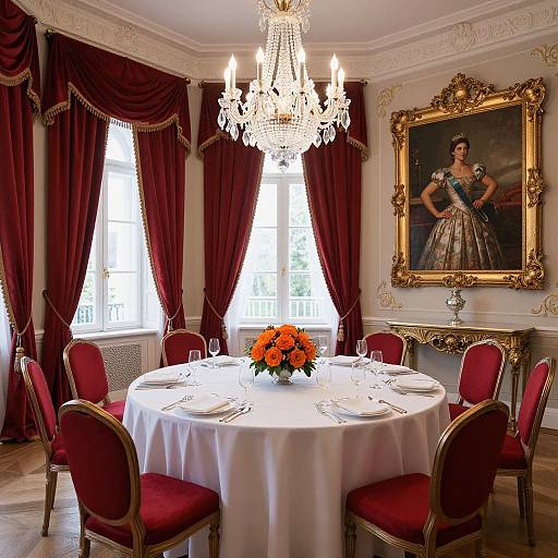 Elegant Princess Palace Dining Room