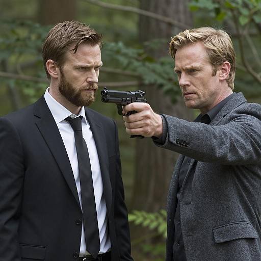 Tense Confrontation in the Forest