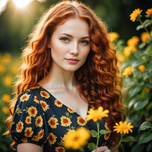 Radiant Portrait of a Young Woman