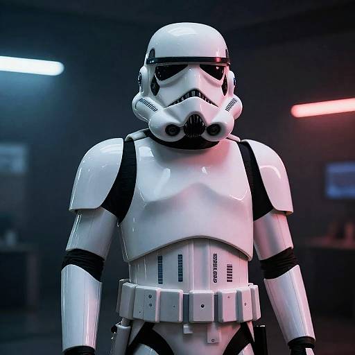 Cinematic Storm Trooper Scene Wallpaper