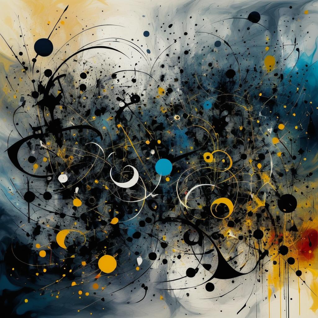 Abstract Chaos Inspired by Jackson Pollock