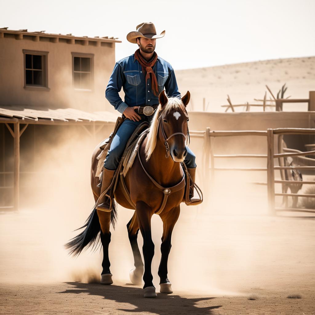 Cowboy Horse in Dusty Ranch Warzone