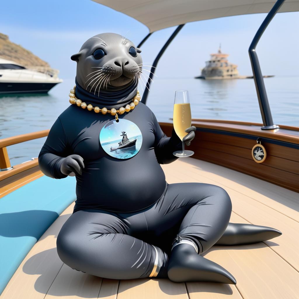 Yoga Seal: Sip, Stretch, and Relax