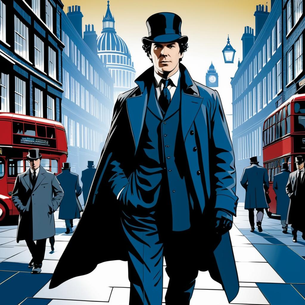 Sherlock Holmes Comic Adventure in London