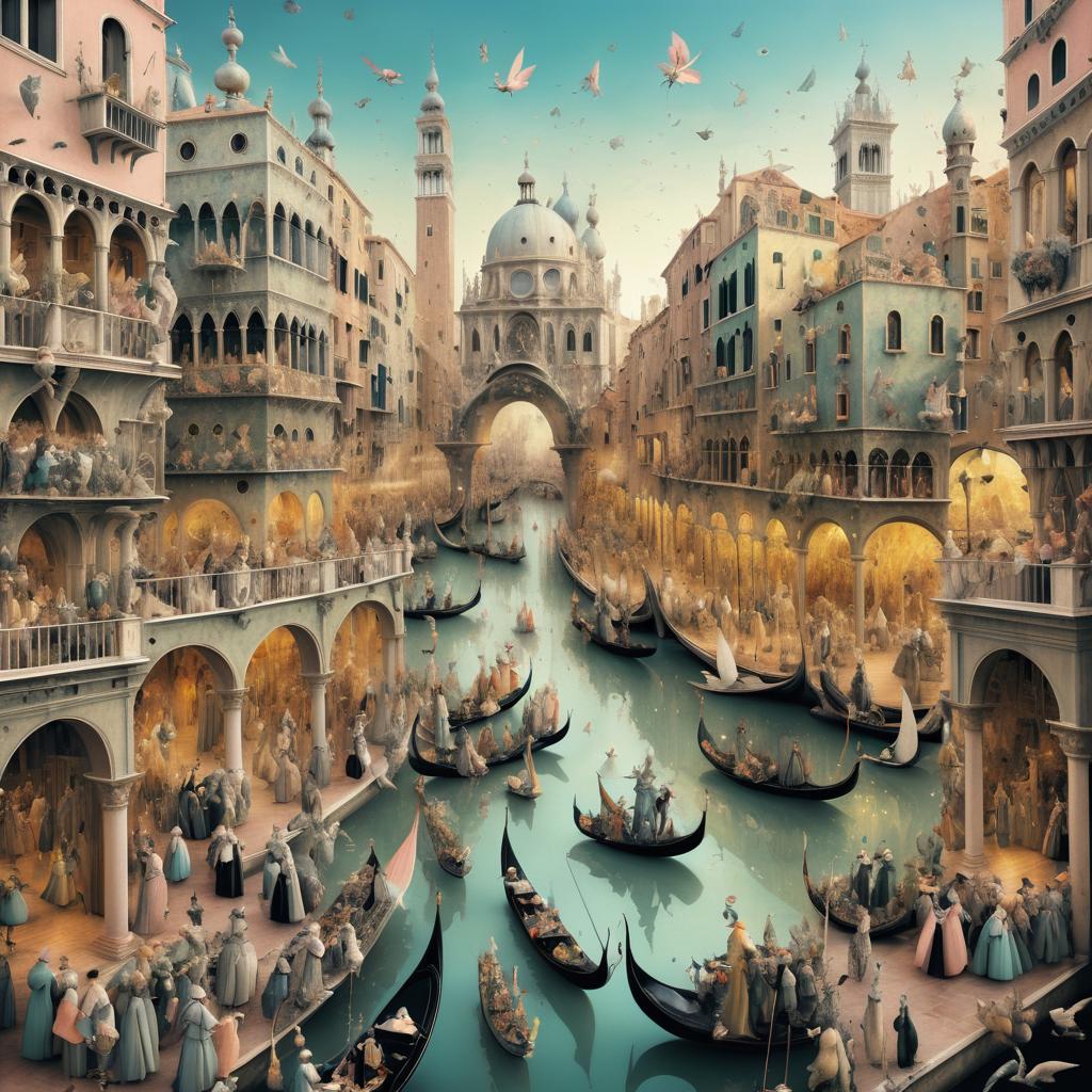 Surreal Renaissance Chaos in Venice